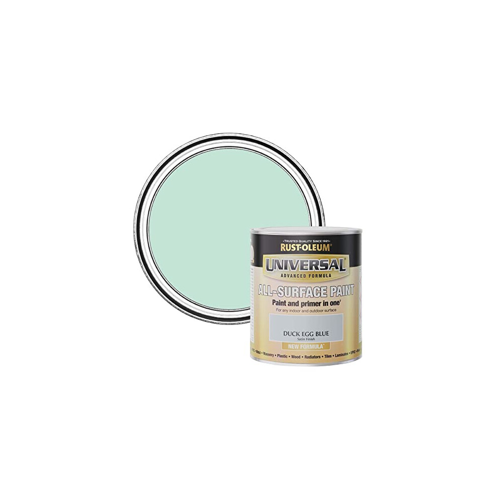 Universal Paint Satin Duck Egg Blue 750ml