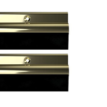 03AM0050914G BDS Bottom of The Door Rubber Draught Seal, Gold, 914 mm, Set of 2 Piece