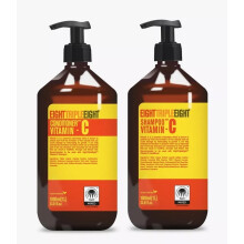 EightTripleEight Hair Care 1L Shampoo & 1L Conditioner with Vitamin C