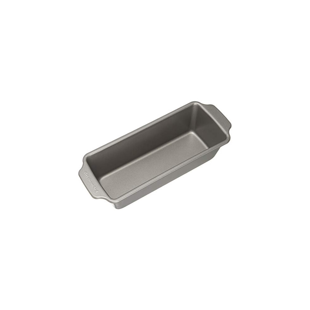 Bakeware Aluminized Steel PFAS-Free Nonstick 27x11 cm Loaf Pan, Oven Safe, Dishwasher Safe, Grey