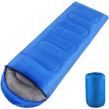 (blue) 4 Season Sleeping Bag Waterproof Outdoor Camping
