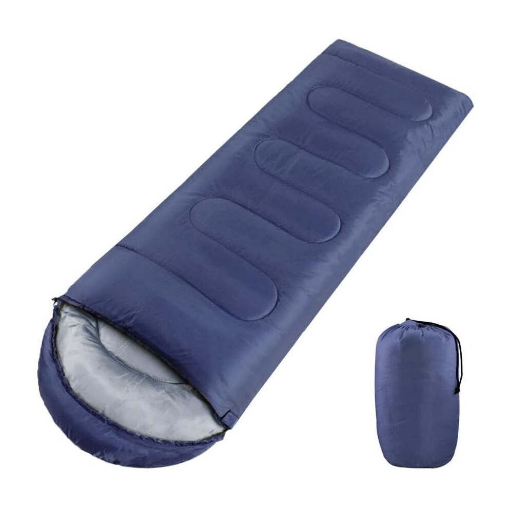 (navy) 4 Season Sleeping Bag Waterproof Outdoor Camping