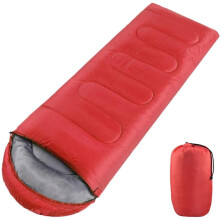 (red) 4 Season Sleeping Bag Waterproof Outdoor Camping