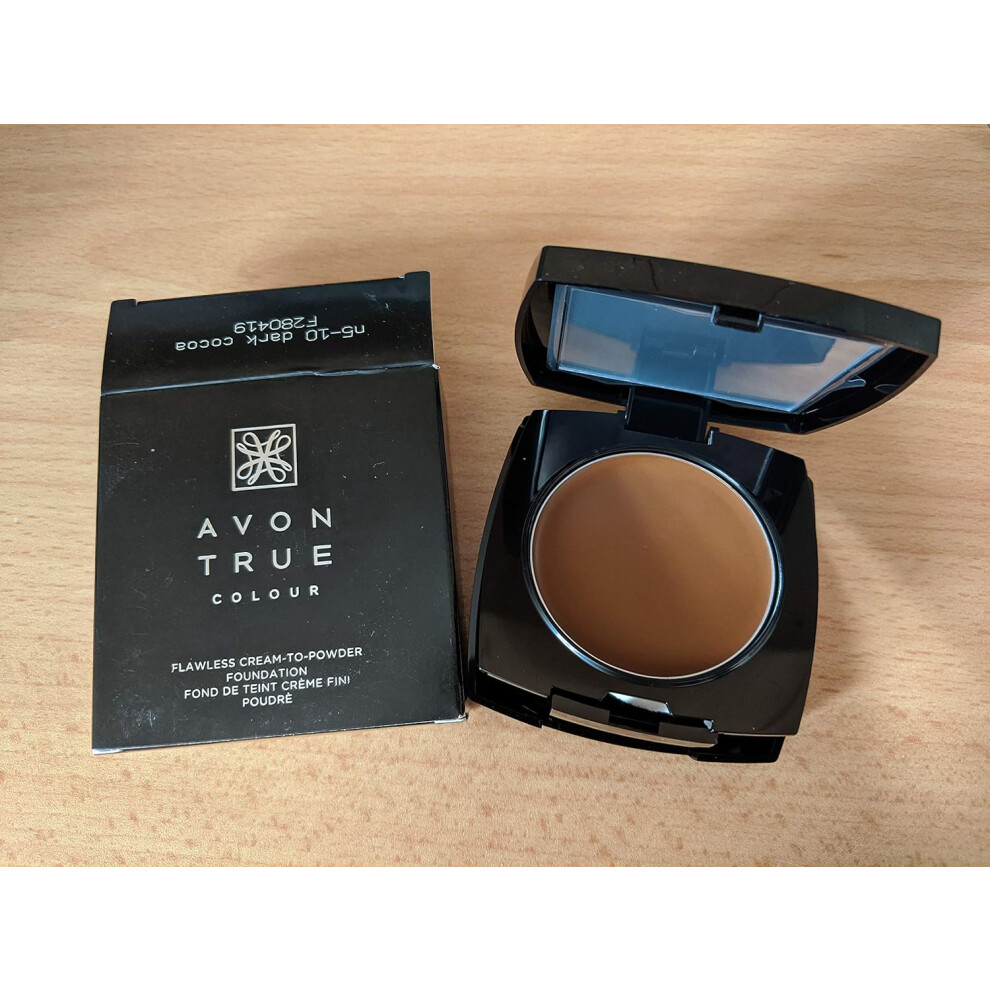 BRAND NEW IN BOX AVON TRUE COLOUR CREAM TO POWDER - DARK COCOA