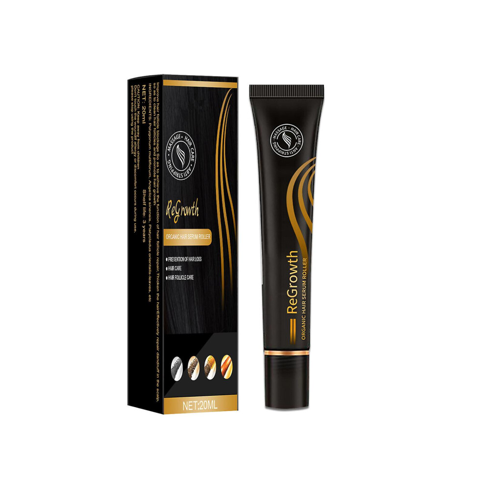 3pcs Regrowth Hair Serum Roller Hair Loss Treatment Liquid