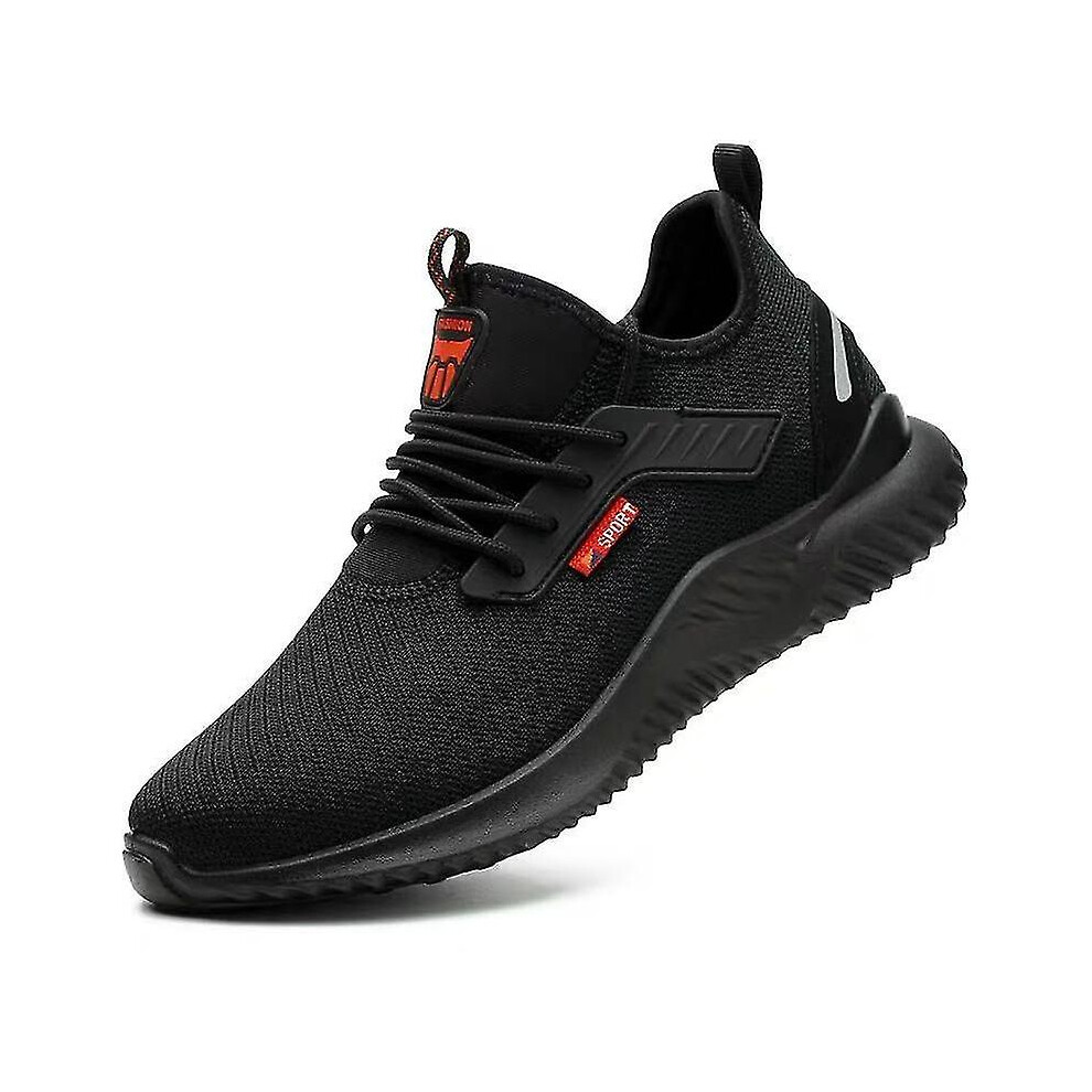 (Eur45) Black Work Shoes, Anti-Smashing Safety Shoes 9353840466187