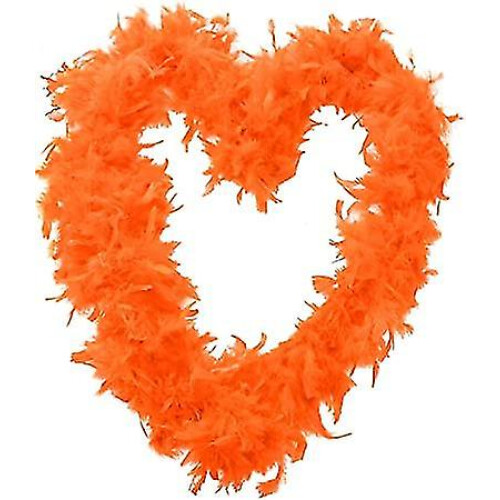 (Orange) Feather Boa For Christmas Tree Decoration
