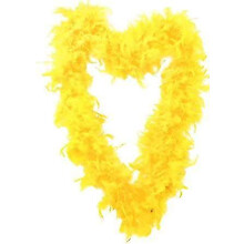 (Yellow) Feather Boa For Christmas Tree Decoration