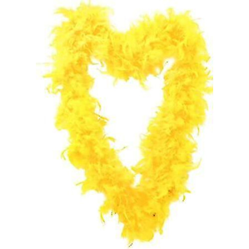 (Yellow) Feather Boa For Christmas Tree Decoration