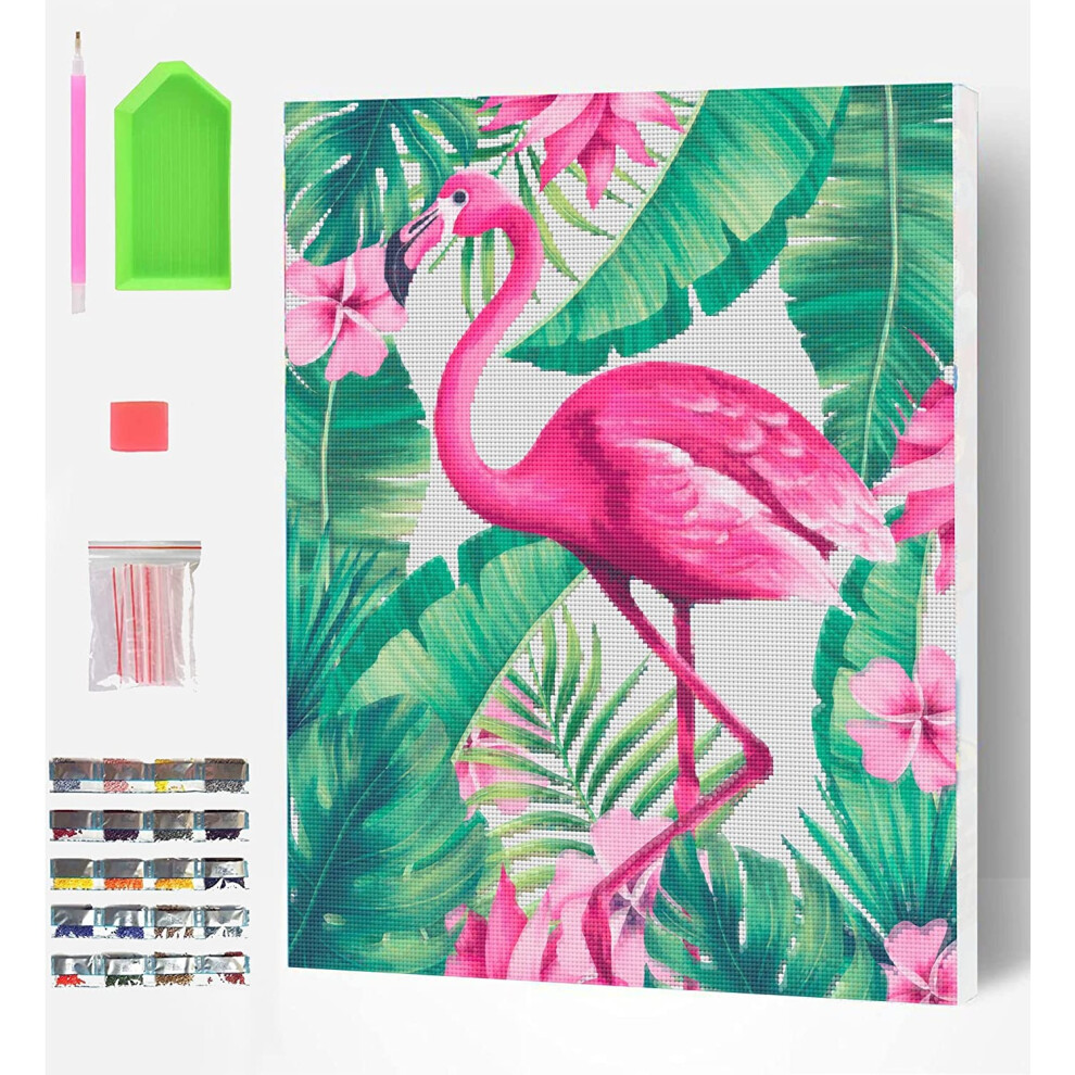 Splat Planet Flamingo Diamond Painting Art Kit