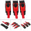 Helmet Buckle, 3x Motorcycle Helmet Speed Clip Quick Release Chin Strap Button Pull Buckle Bicycle 3