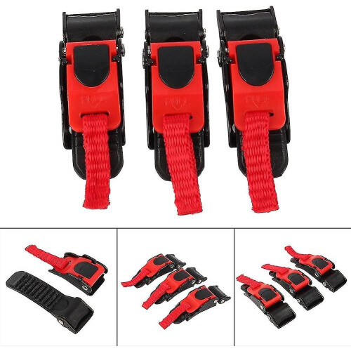 Helmet Buckle, 3x Motorcycle Helmet Speed Clip Quick Release Chin Strap Button Pull Buckle Bicycle 2