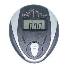 Replacement LCD Bike Computer & Speedometer for Stationary & Exercise Bikes - Heart Rate Monitor Ready, 3.5mm Jack, AAA Batteries Included