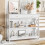 Casart 3-Tier Console Sofa Table with 1 Drawer and 2 Storage Shelves 5