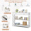 Casart 3-Tier Console Sofa Table with 1 Drawer and 2 Storage Shelves 10