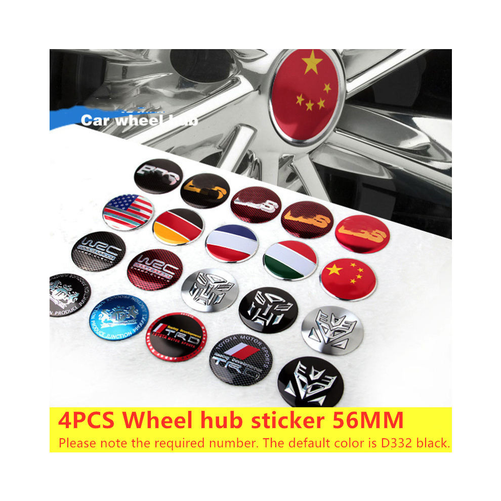 4Pcs  wheel center hub caps cover decal stickers 56mm (Note number please)-image-OPC-PDQZKMB-NEW