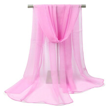 (Pink) Apparel Silk Scarf Shawl