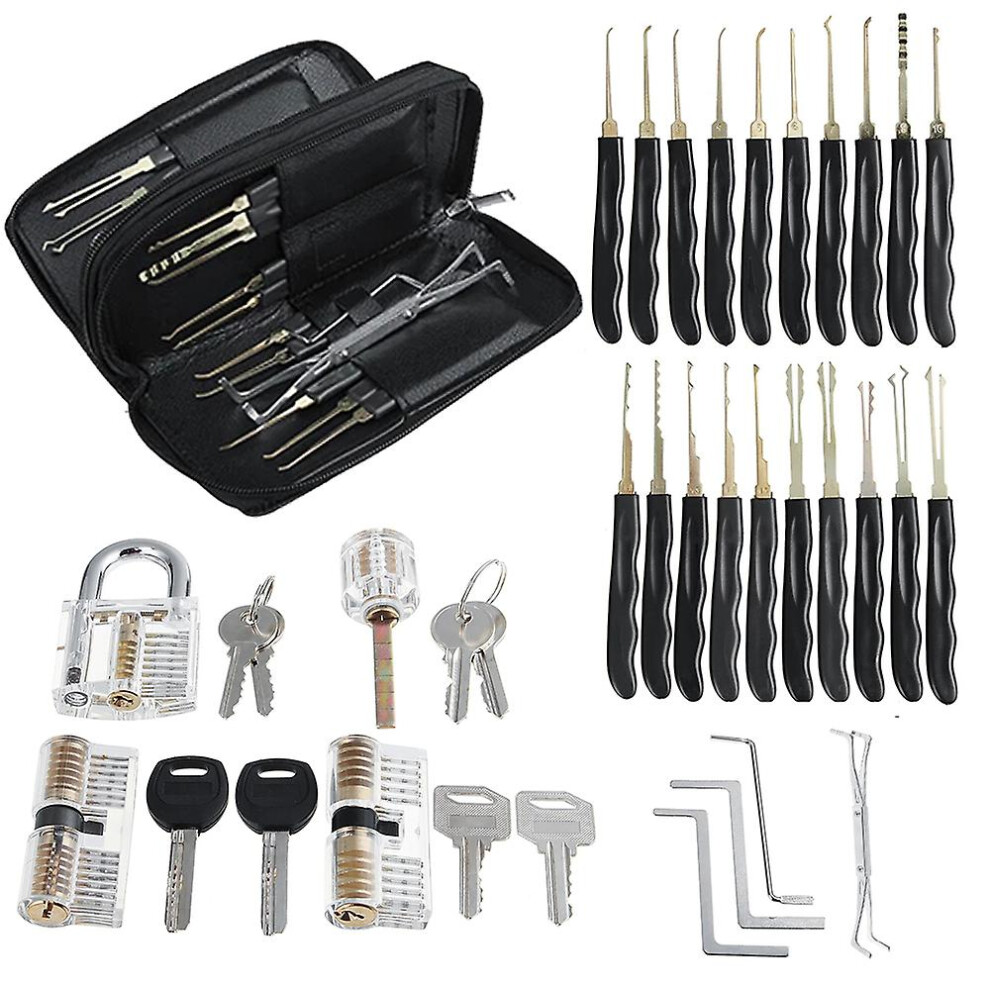 Professional 37 Pieces Hand Tools Set Training Locks