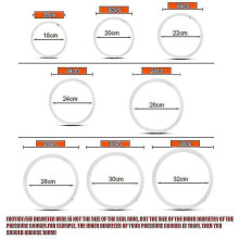 (24cm) Silicone Seal Ring Replacement Heat Resistant Kitchen Pressure Cooker Tools