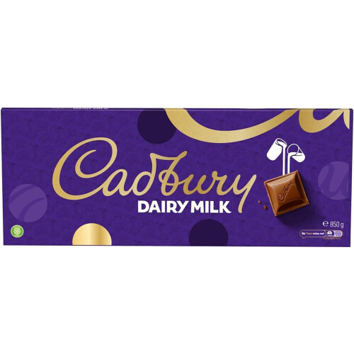 Cadbury Cadbury Dairy Milk Chocolate Gift Bar, Extra - Large 850 g