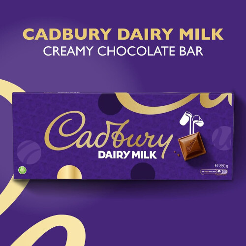Cadbury Cadbury Dairy Milk Chocolate Gift Bar, Extra - Large 850 g 2