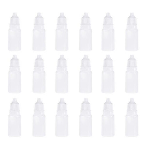 50pcs Plastic Dropper Bottle 10ml Liquid Dropper Bottle Eye Dropper Bottle