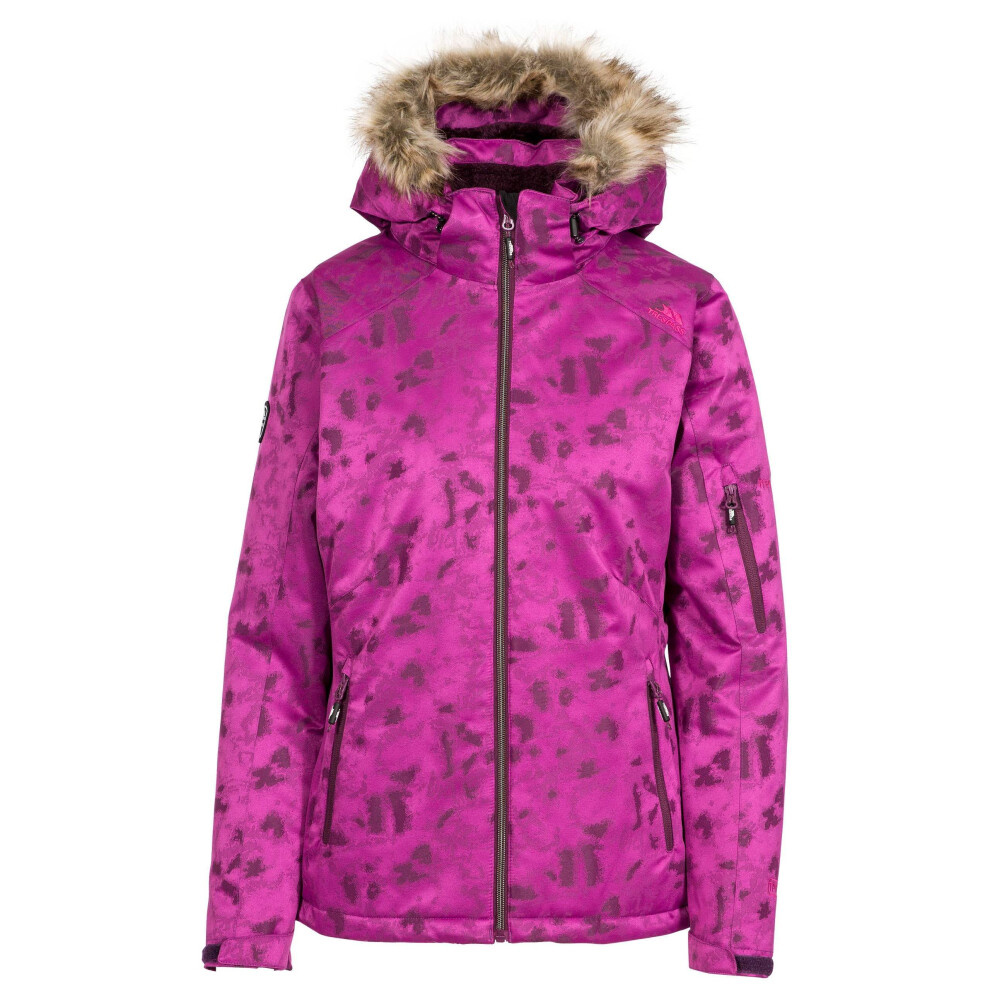 (6, Purple Orchid) Trespass Womens Ski Jacket Waterproof Coat Merrion