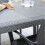 Long Anthracite Rectangular Garden Table Outdoor Patio Dining Furniture 3