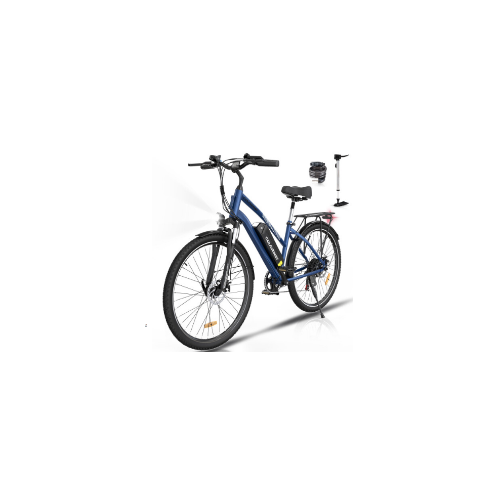 (Blue) Electric Bike BK 27 for Adults, 28" Commute E bike with 36V 15Ah