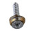 8pcs 10mm Gold Brass Screw Head Mirror Nails 3