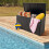 Costway PE Wicker Storage Box 330L 2-Tier with Lid & Front Doors Black 3