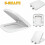 Square Shape Toilet Seat Universal Durable Loo Seat Simple Top Fixing Adjustable Hinges Anti-Bacterial 1