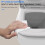 Square Shape Toilet Seat Universal Durable Loo Seat Simple Top Fixing Adjustable Hinges Anti-Bacterial 7