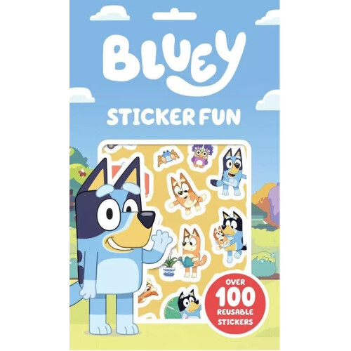 Bluey Bluey Children's Activity Stickers Fun Book Reusable stickers