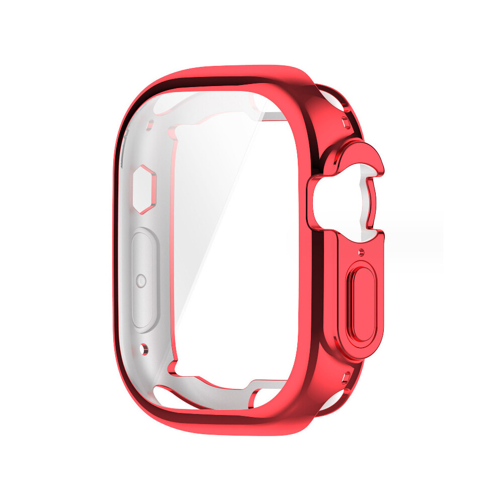 (Red, 42mm (Series 1,2,3)) Apple Watch Soft TPU Protective Shell Bumper Case