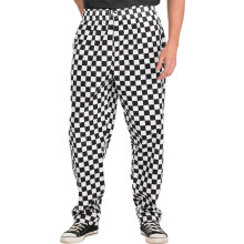 BEESWIFT CHEFS TROUSERS BLACK/WHITE XXL