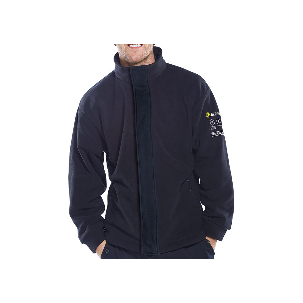 Beeswift Arc Compliant Fleece Jacket Navy Sml 5030566329449