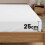 (Double Fitted Sheet) Soft White Fitted Sheets Bed Sheet Extra Deep 25cm 8
