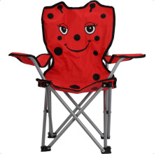 Kids Folding Deck Chair Red Ladybird Animal Design Garden Camping