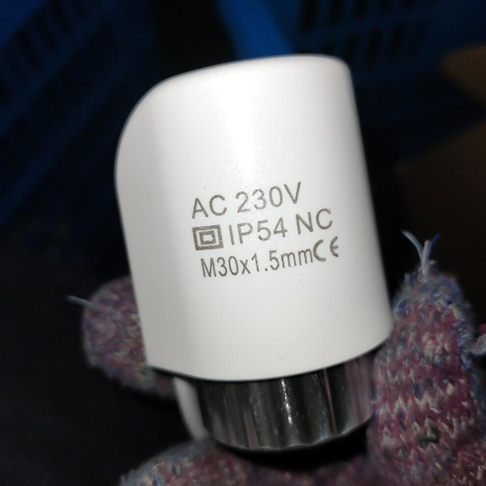 (Green, Open) Electric Actuator Electrothermal Valve Manifold Open Close Floor Heating Parts 9033322038124