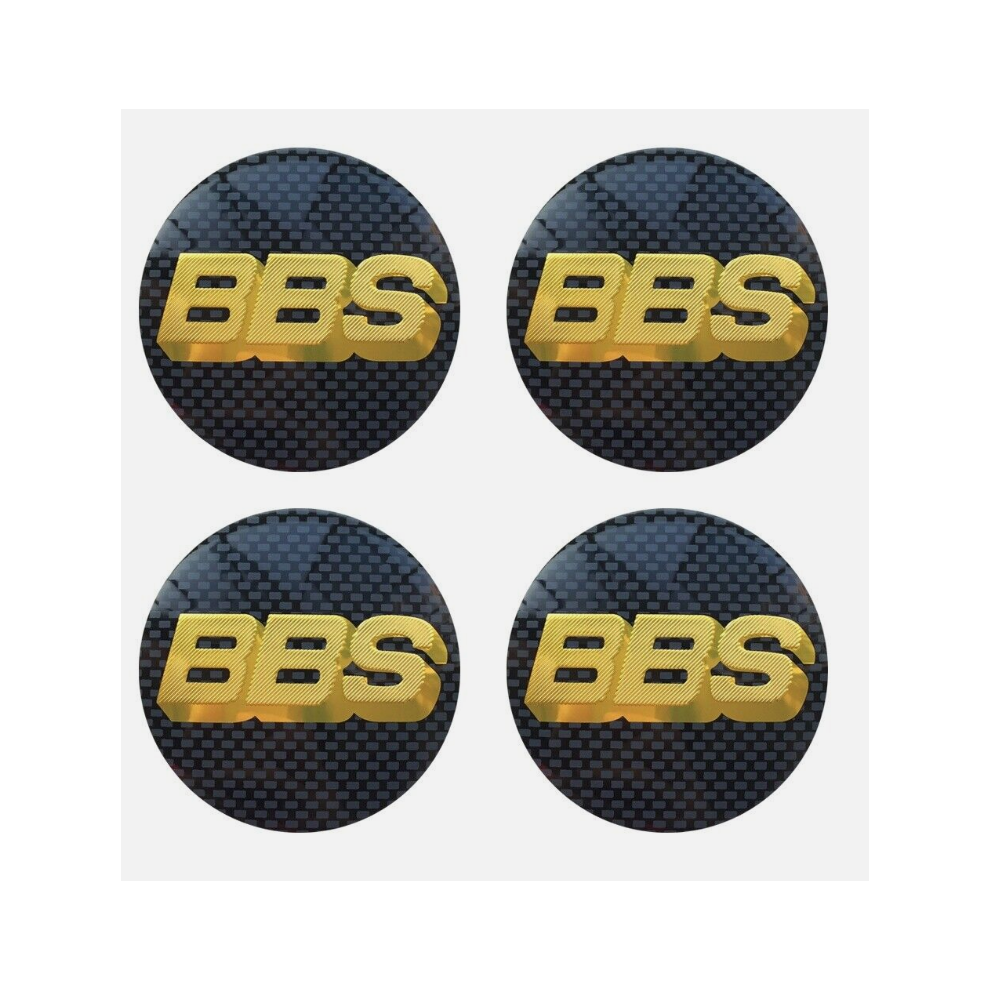 (56mm - BBS (Grid Black Gold)) 4pcs 50mm/56mm/65mm/70mm BBS Logo Car Wheel Center Hub Cap Emblem Badge Stickers for Sport-image-OPC-PDR2F7B-NEW