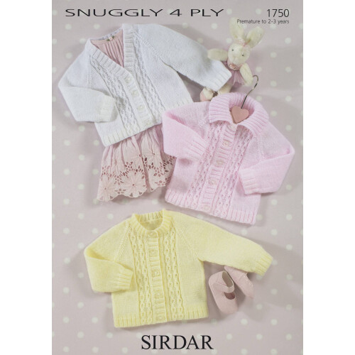 (1750) Copy Sirdar Patterns For 12 Months,Premature 3year 2
