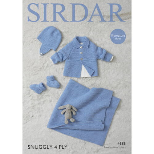 (4686) Copy Sirdar Patterns For 12 Months,Premature 3year 2