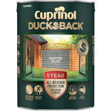 Cuprinol Ducksback 5L Paint Dusted Aloe