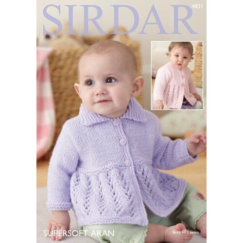 (4831) Copy Sirdar Patterns For 12 Months,Premature 3year 2