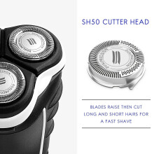 6 Pack Sh50 Replacement Heads For Series 5000 Shavers, S5000 S5420 S5380 S5351 Multiprecision Blade