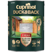 Cuprinol Ducksback 5L Paint Herring Grey