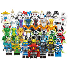 Conjunto de 32 piezas Ninjago: Figuras en miniatura, bloques de construcción, juguetes y regalo DIY