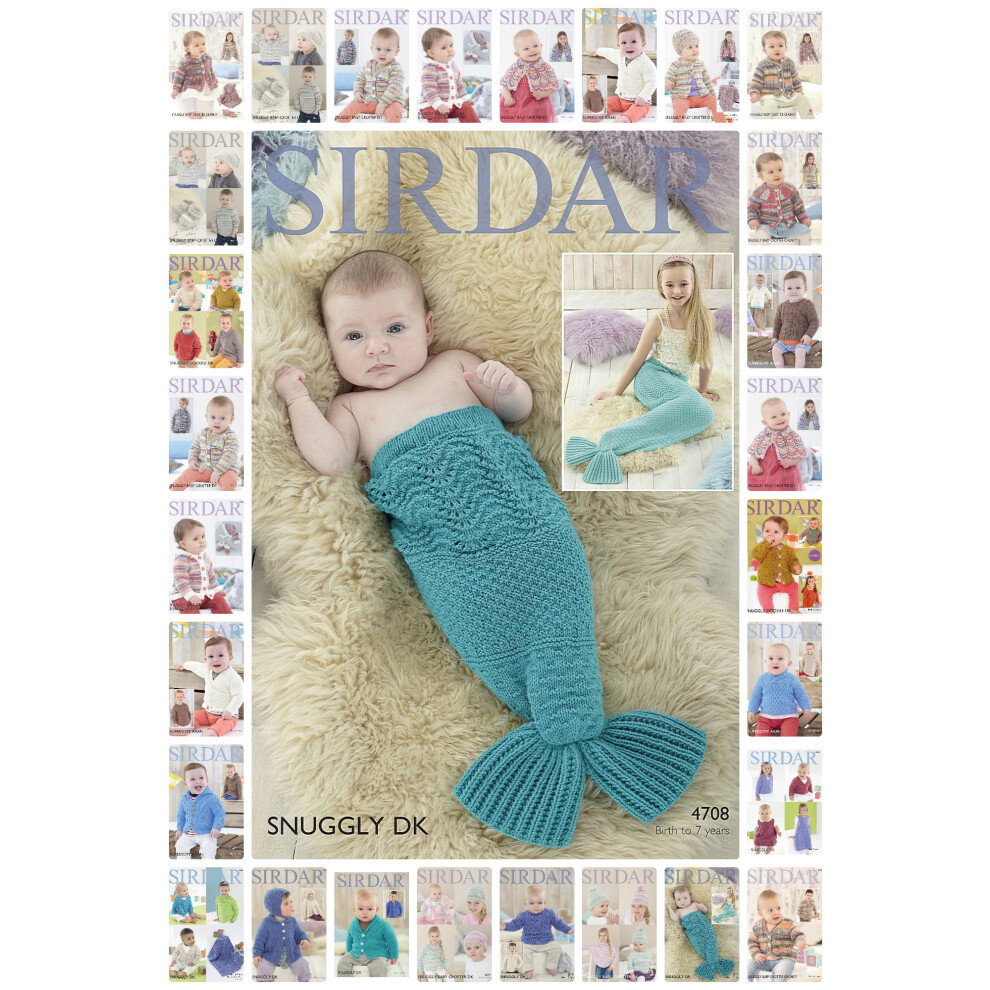 (4797) Copy Sirdar Patterns Birth To 7 Years Kid Cardigan-image-OPC-PDR2W97-NEW