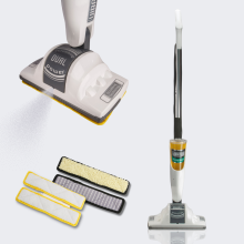 (Vibratwin Dual Action) Electric Floor Polisher VIBRATWIN, Dual Action Machine, Cleaner & Scrubber with Reusable Pads, Ideal for Any Hard Floors